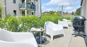 UniverCity Apartment für bis zu 4, Terrasse, Grill - Image 4