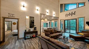 New Cabin w Hot Tub + Views Sleeps 12 - Image 3