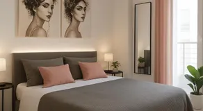 Habitat Lobby - central modern penthouse with private parking Trikala - Image 2