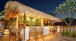 EHOA NYANYI BEACH Boutique Hotel - In front of entrance to NUANU - Image 3