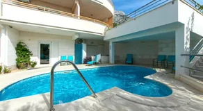 Appartement de deux chambres avec la terrasse et la vue sur le mer Brela, Makarska (A-20065-b) - Image 2