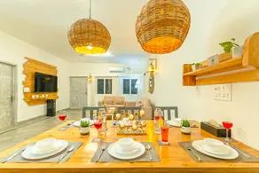 Alaya Stays Luxe FarmAcre Pet-friendly 4-BHK Villa With Private Pool, Garden & Terrace - Image 3