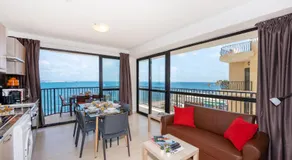 Islet Promenade Seafront Aparthotel - 1 Bedroom Apartments with sea view balcony by Getawaysmalta - Image 2