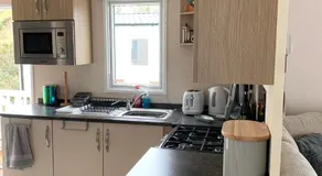 Mollys Retreat pet friendly three bed caravan with small garden Newquay Bay Resort Quieter area of park - Image 4
