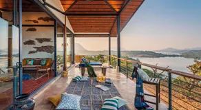 SaffronStays Satori Perch Royale - Tuscan-style 3BR villa with panoramic lake views, pool, pickleball & organic meals - Image 3