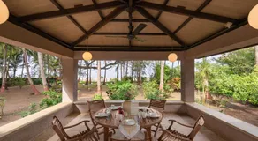SaffronStays Bay Watch - 3BR beachfront pool villa with bonfire, gazebo & coconut grove lawns along Kelwa shoreline - Image 5