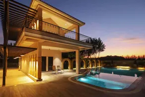 Desert Palms by StayVista in Kutch, nestled in orchards, features a swimming pool and a scenic balcony for a serene getaway - Image 2