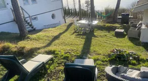 Nice Apartment with1 bedroom Separate living room with a sofa bed and a tiny kitchen a bathroom located in Nordstrand near by the Sea for 3 guests with a garden and grill with sea view just outside the apartment - Image 3