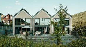Mosel Chalets - Design-Ferienhäuser - Terrasse und Traumblick, nähe Cochem - Direkt am Weinberg -mittleres Chalet mit Sauna - Image 4