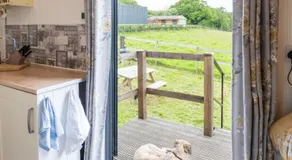 Shepherds hut with hot tub - Image 5