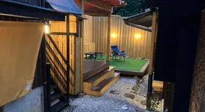 安里乃仲Traditional samurai residence with a family bath for rent Hideaway Villa with open-air bath, wood deck terrace, AI massage chair - Image 3