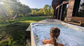 Ecolodges Bulles d'herbe - Spa privatif - Image 4