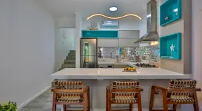 Fabuloso flat 243 Amarílis 2 piscinas climatizadas, carregador veiculo elétrico Riviera de São Lourenço, Bertioga Apartamento Duplex inteiro, cozinha equipada completa, serviço de praia, limpeza e trocas diária de toalhas, wi-fi 500mb - Image 3