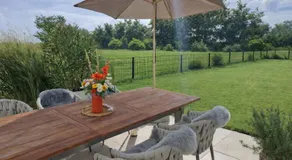 8 Personen Ferienhaus ,,Seegelblick" am Goitzschesee, erste Reihe am Strand mit Sauna, Whirlpool, Kamin, Wallbox & SUP - Image 3