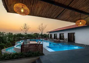 Heritage,” “Courtyard,” “Stay” manduva house - Image 3