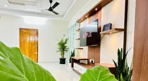 TrueLife Presidential Suites - 3BHK Luxurious AC Apartments - Modular Kitchen, RO water system, Microwave - Super fast WiFi, 55 Smart TV, 250 Airtel Channels - 3 bathrooms - Parking - Nearby PS4, A2B pure veg restaurants - Top service with lots of love - Image 3