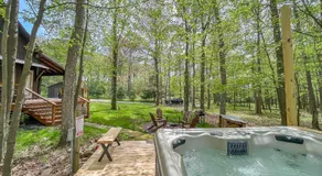 Amazing Outdoor Space with Amenities Galore Hot Tub Fire Pit and More - Image 4