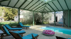 CHÂTEAU SPA ART DÉCO-Zone Naturelle du VEXIN-PARC Clos 3Ha-2 Logis Exclusifs-MASTER SUITE en B&B ET-OU MAISON XVIIIème en Pierres de Giverny-PISCINE Chauffée-Aire Enfants-Ping Pong-OPTIONS-BREAKFAST-DÎNER-BILLARD-SAUNA-JACUZZI-HAMMAM-Massage-FITNESS-Yoga - Image 5