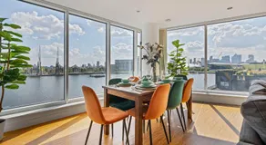 Spacious Excel London Apartment with Balcony, River View and Parking Sleeps 8 - Image 3