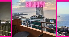 40 Percent Promo Off This Month, Balcony Ocean View Plus Free Pool & Sauna Access Exclusive 2025 Rates at Walking Distance US Embassy, Front of Robinsons Place MANILA, Bellagio and Experience Breathtaking Manila Bay Views - Image 5