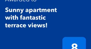 Sunny apartment with fantastic terrace views! - Image 4