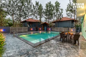StayVista at The Boho Hideaway with Shared Pool, BBQ and Bonfire - Image 2