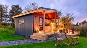 Luxury Glamping Cabin with Outdoor Bath on Cornish Meadow - Image 2