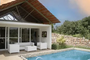Designer Villa with Stone Pool & Lawn - Bangalore - Image 3