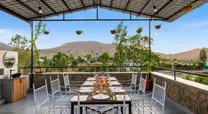 Alaya Stays The monolith 4 BHK Villa with Private Pool & Garden Lounge in Udaipur - Image 4