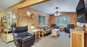 Woodland Cabin with Fishing ATV and Snowmobile Trails - Image 2