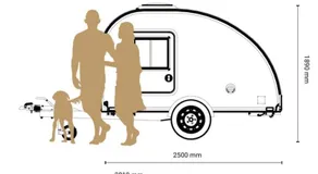 mini caravane teardrop - Image 5