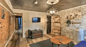 1850s historic Row House 7min train to NYC with private backyard - Image 2