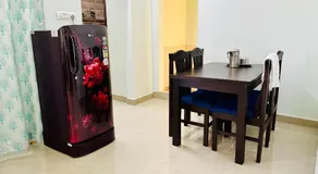 TrueLife Comfort Inn - Near PS4 veg restaurant - On way to Balaji Temple - 2BHK AC apartments - Coffee Tea Milk - Fast WiFi, Kitchen, Dining, Android TV, Parking - Easy access to Airport, Railway Station and to all Temples - Top service with lots of Love - Image 5