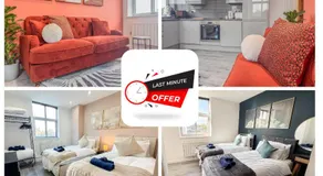 Stylish 2 Bed 2 Bath Apartment - Sleeps 5 - 3 Mins to St Margarets Station & Highcross - Free Parking - Image 1