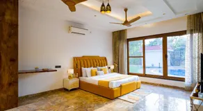 ELIVAAS Sanisa Farm 3-BHK Farmhouse with Pvt Pool, Game Zone & Lush Garden - Image 2