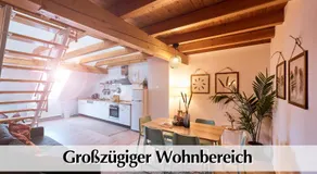 Helle 72qm Maisonette Altbau Wohnung im Herzen Erfurts mit Kingsize Bett, 45 Zoll Smart-TV, Nobilia Küche, 150Mbts WLAN - Nur ein kurzer Spaziergang zur Krämerbrücke - Kostenlose Parkplätze in Laufentfernung - Ausgewählte Empfehlungen für Erfurt inklusive - Image 5