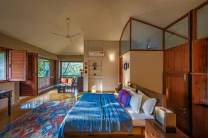 SaffronStays Laguna - 4BR vintage-chic villa with unique pool, gazebo & terrace sit-outs near Mandwa Jetty, Alibaug - Image 2