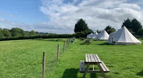 Home Farm Radnage 8 Glamping Bell Tent, with Log Burner and Fire Pit - Image 5