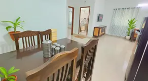 TrueLife Comfort Inn - Near PS4 veg restaurant - On way to Balaji Temple - 2BHK AC apartments - Coffee Tea Milk - Fast WiFi, Kitchen, Dining, Android TV, Parking - Easy access to Airport, Railway Station and to all Temples - Top service with lots of Love - Image 4