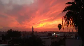 Sunset rooftop Rabat Sale Airport - Image 5