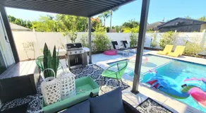 PoshPadz Pool Villa, Hot Tub, Near Beach, Sleeps 6 - Image 4