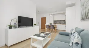 Comfy Two-Bedroom Apartment near Chopin Airport Warsaw's Ursynów by Noclegi Renters - Image 2