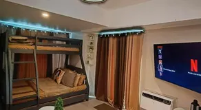 1-BR Condo with 4 BEDS, DINING, Karaoke,NETFLIX,YTpremium,GAMES,WIFI,25TH fLoor - Sunrise & Sunset CITY&POOL view , wrap-around BALCONY - Image 2