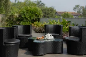 Deck-4 Bed-Infinity Private Pool,Arpora @North Goa - Image 5