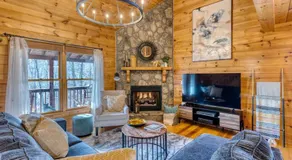 MTN Cabin Sleeps 10 - 5 Mins To Fishing & Camping - Image 2