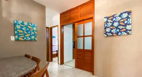 Apto 1 quarto, frente a praia de Taperpuã, condomínio com Piscina, atravessou a rua está na praia - Image 5