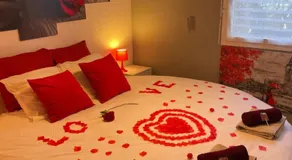 Joli T2, jacuzzi, lit rond, jardin, parking privé, métro - Image 2