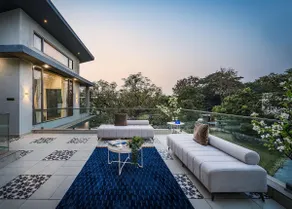 SaffronStays Six Degrees - 6BR pool villa with high-ceiling interiors, lawns, swings & pool table near Awas Beach - Image 3