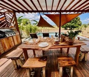 Sundown Farm Stay | Pinewood Villa with Pool - Image 3