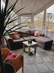 Villa Le Monde-Gîte-Panorâmica-Casa de banho privativa com banheira-Terraço - Image 4